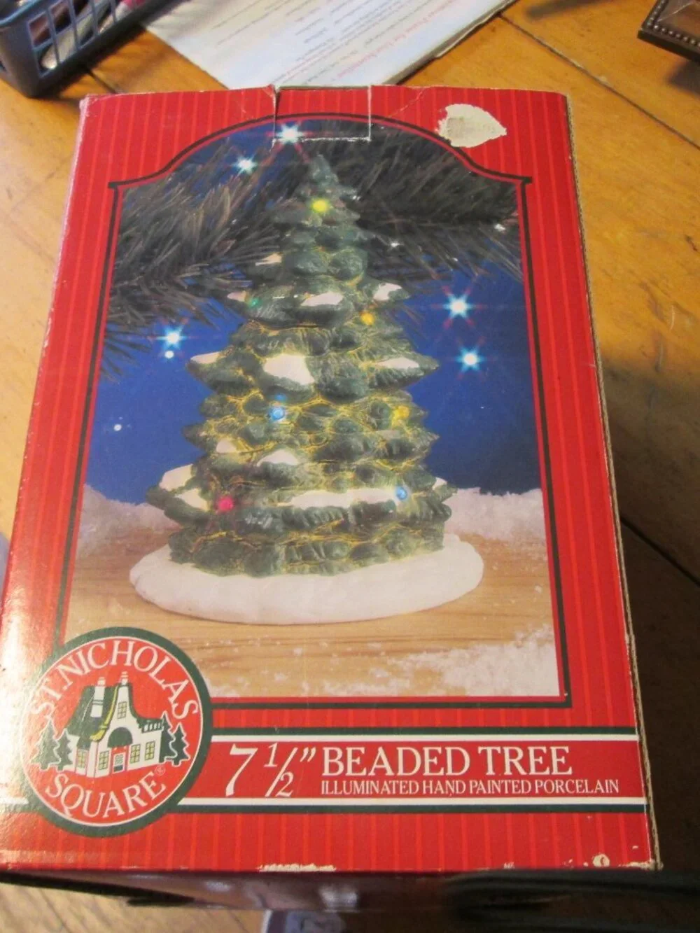 St. Nicholas Square beaded light